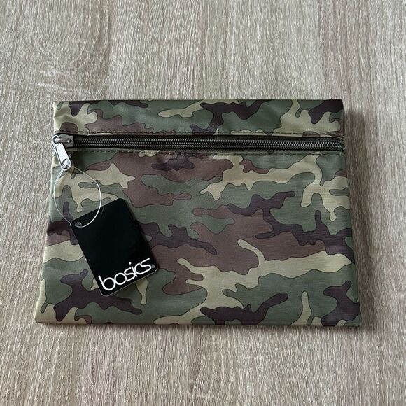Basic’s Other - NWT … BASICS “Camouflage” Toiletry Bag